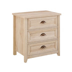 Middlebrook Designs 3 Drawer Farmhouse Nightstand