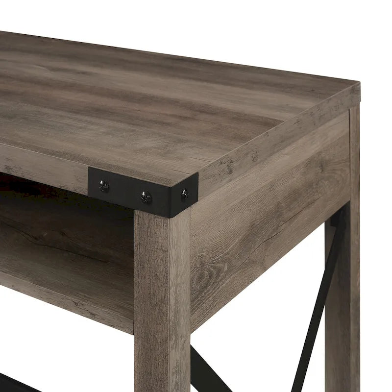Middlebrook 42-inch Metal X Farmhouse Desk