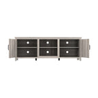 70.08  TV Stand with Doors and Open Storage Compartments for TVs Up to 60