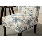 29.13 Upholstered Accent Chair with Wood Legs