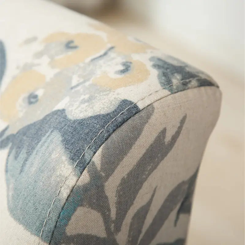 29.13 Upholstered Accent Chair with Wood Legs