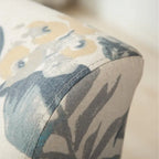 29.13 Upholstered Accent Chair with Wood Legs