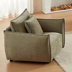 44  Upholstered Arm Chair with Pillows