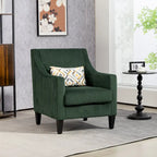 Emerald Modern 26.8  Arm Chair with Rubber Wood Legs