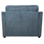 37  Accent Chair with Plastic Legs and Decorative Pillows
