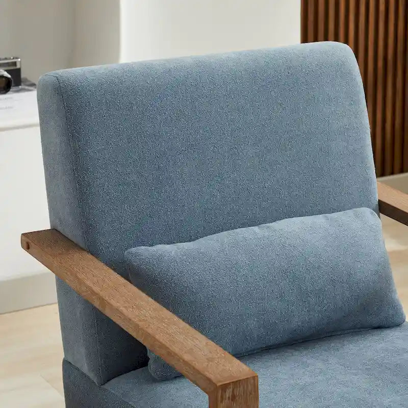 30.31  Linen Blend Upholstered 360 Swivel Accent Chair