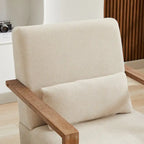 30.31  Linen Blend Upholstered 360 Swivel Accent Chair