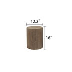 Set of 3 Rustic Wooden Coffee Tables with Distinctive Tree Ring Patterns - Perfect for Living Room