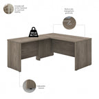 Studio C 60W L Shaped Desk with 42W Return by Bush Business Furniture