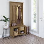Salinas Hall Tree with Shoe Storage Bench by Bush Furniture