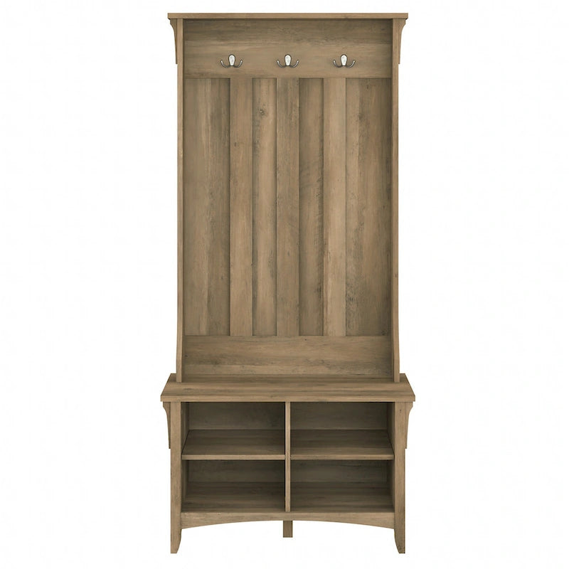 Salinas Hall Tree with Shoe Storage Bench by Bush Furniture