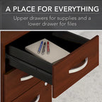 Bush Business Furniture Studio C 3 Drawer Storage File Cabinet