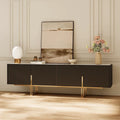 78.7  TV Stand, Entertainment Center with Faux Marble Top