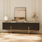78.7  TV Stand, Entertainment Center with Faux Marble Top