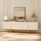 78.7  TV Stand, Entertainment Center with Faux Marble Top
