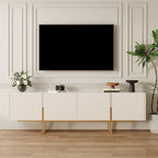 78.7  TV Stand, Entertainment Center with Faux Marble Top