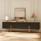 78.7  TV Stand, Entertainment Center with Faux Marble Top