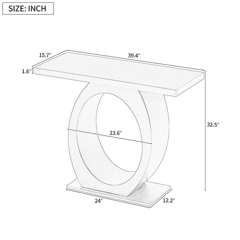 Christopher Knight Home - Hudson Refined Modern Console table for Chic Living Spaces