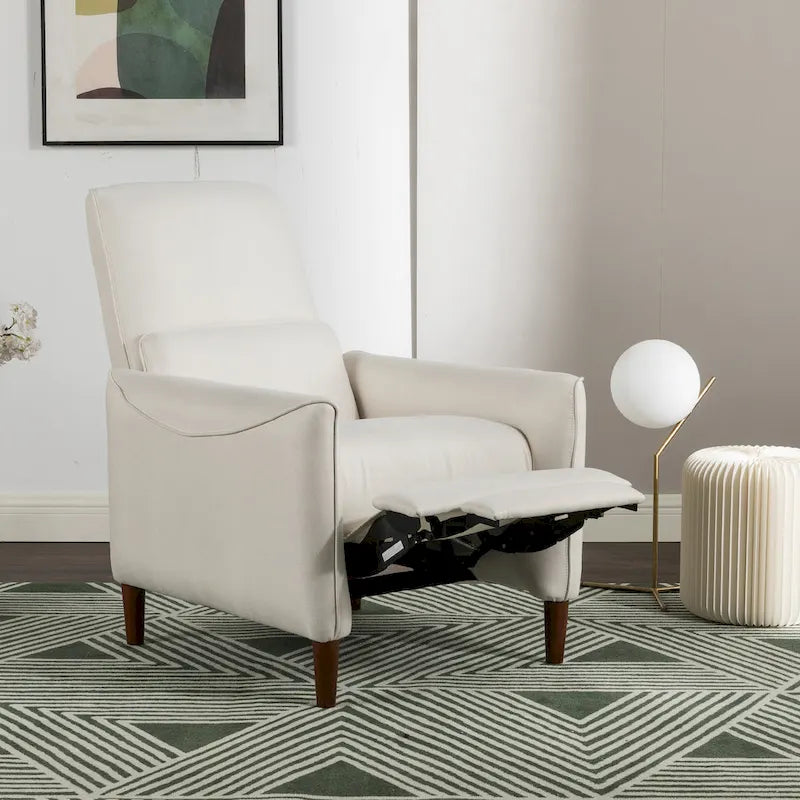 Upholstered Push Recliner Chair