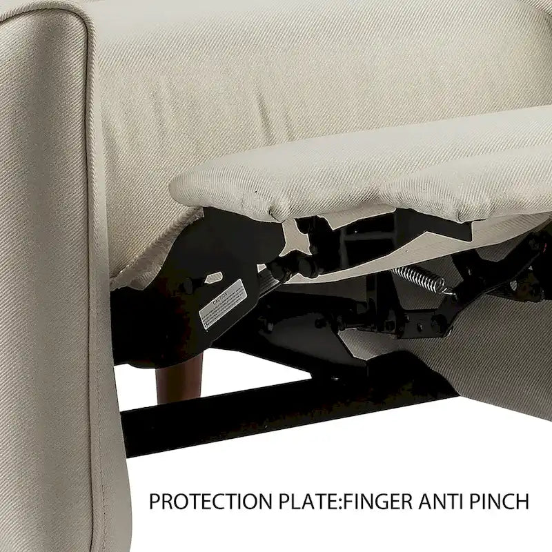 Upholstered Push Recliner Chair