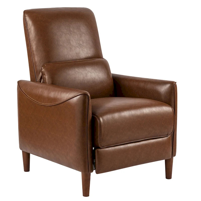 Upholstered Push Recliner Chair