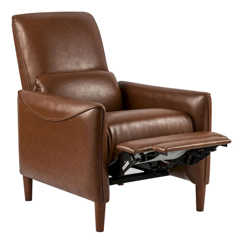 Upholstered Push Recliner Chair