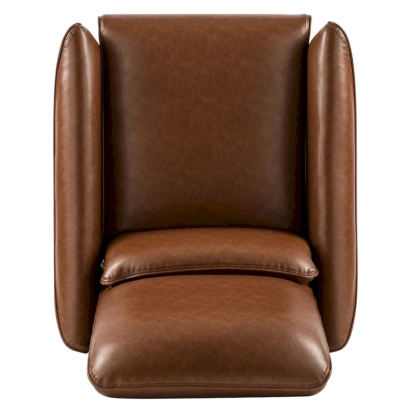 Upholstered Push Recliner Chair