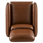 Upholstered Push Recliner Chair