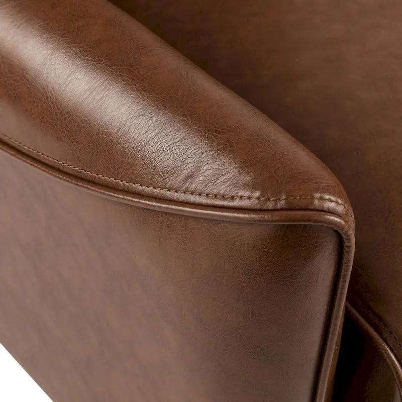 Upholstered Push Recliner Chair
