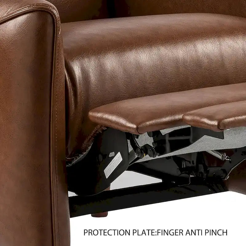 Upholstered Push Recliner Chair