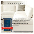 Maxwellton Cedar Power Reclining Loveseat with Power Headrests and Lumbar by Flexsteel - 56  x 42  x 39