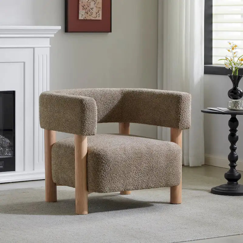 Christopher Knight Home - James Living Room Fabric Accent Chair