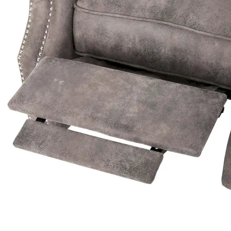 Roomfitters Accented Push Back Recliner Chair with Rolled Arms, Enjoy Cocooning Comfort