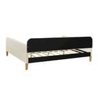 Upholstered Daybed w4 Support Legs, Button Tufting Loveseat Sofa Bed