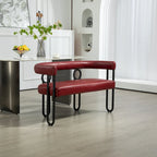 House Hold Modern Loveseat 2 Seater Sofa Chenille Fabric Couch With Arms And Metal Legs For Living Room
