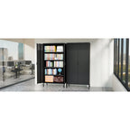 71 Inches High Metal Storage Locker With 4 Adjustable Shelves And 5 Tiers, Suitable For Homes And Offices