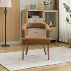 25.79  Wide Modern Barrel Open Back Upholstered Accent Chair