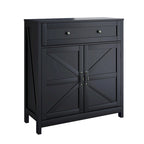 Coffee Bar Cabinet with Two Drawers, Kitchen Storage Cabinet with Adjustable Shelf, Buffet Cabinet with Two Doors