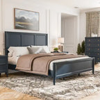 Furniture of America Arlena Classic Modern Solid Wood Panel Bed