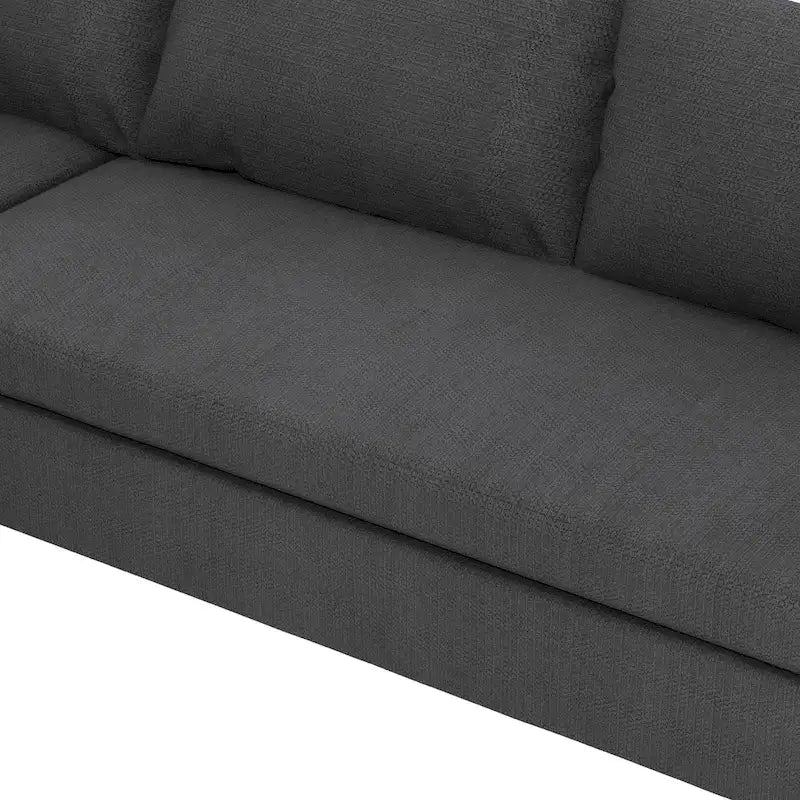 116  Chenille U-Shaped Modular Sectional Sofa, 8-Seater