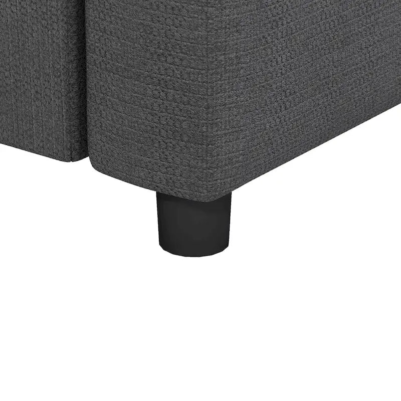 116  Chenille U-Shaped Modular Sectional Sofa, 8-Seater