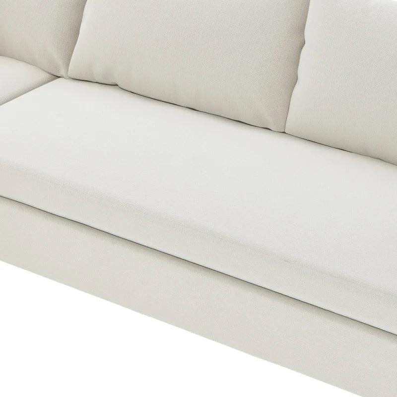 116  Chenille U-Shaped Modular Sectional Sofa, 8-Seater