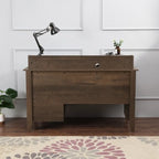 Lokatse Home 53  Wide Home Office Writing Desk With Hutch
