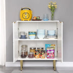 Sideboard Storage Modern Accent Cabinet with 2 Doors, Sideboard Buffet Cabinet for Kitchen