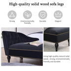 [New+Video] 58 Velvet Chaise Lounge - 26.50 x 58.00 x 28.60