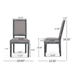 Regan Upholstered Expandable 7 Piece Dining Set by