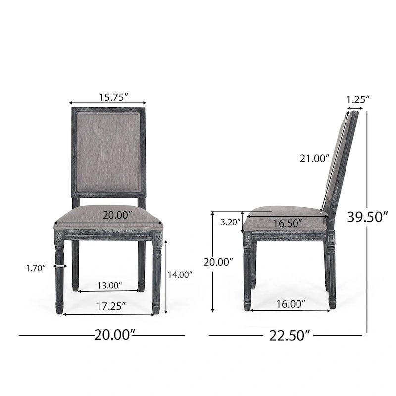 Regan Upholstered Expandable 7 Piece Dining Set by