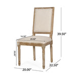 Regan Upholstered Expandable 7 Piece Dining Set by