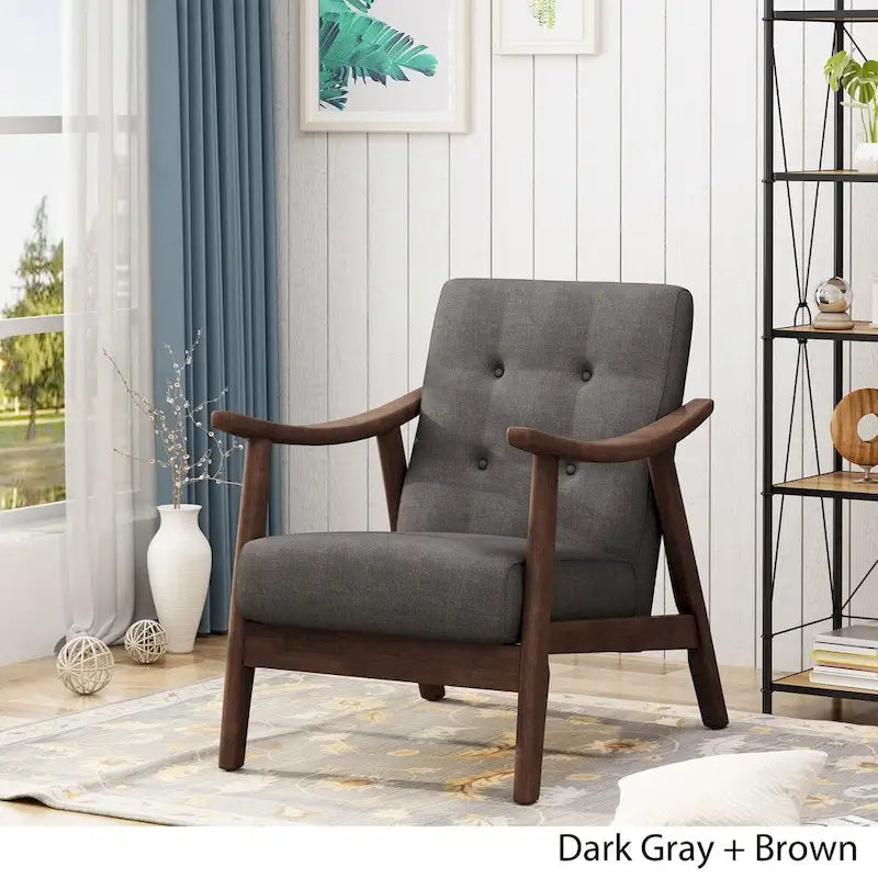 Chabani Mid-Century Modern Accent Chair by Christopher Knight Home