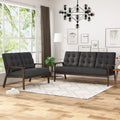 Aries Mid-century 2-piece Fabric Sofa Set by Christopher Knight Home
